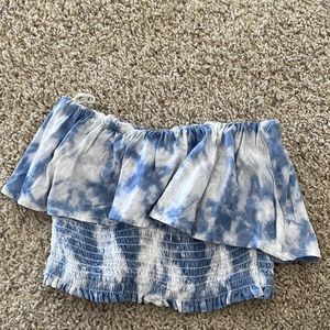 Hollister tie dye tube top
